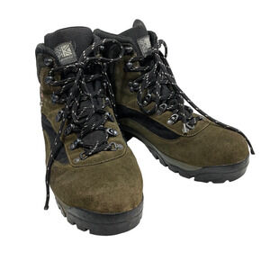 Karrimor KSB Hiking Boots Mens Size‎ 13 Gore Tex Walking Green Black Vibram Shoe